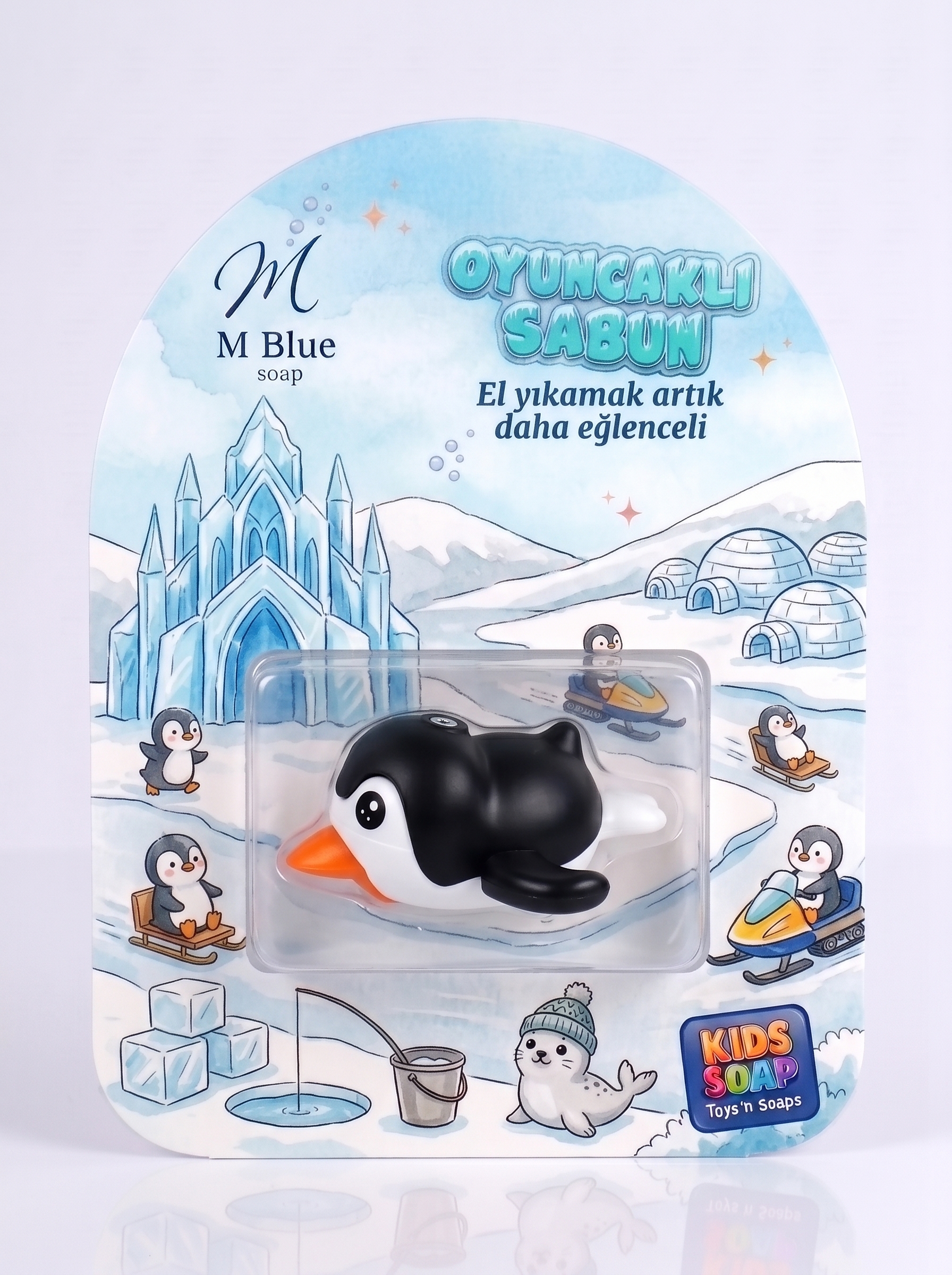 Oyuncaklı Sabun - Penguen
