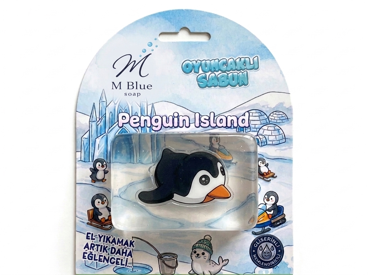 Oyuncaklı Sabun - Penguen