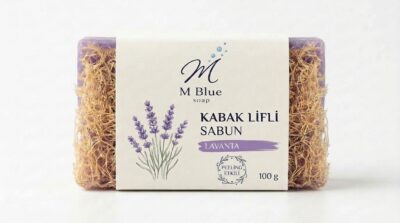 Lavanta - Doğal Kabak Lifli Sabun - 100g