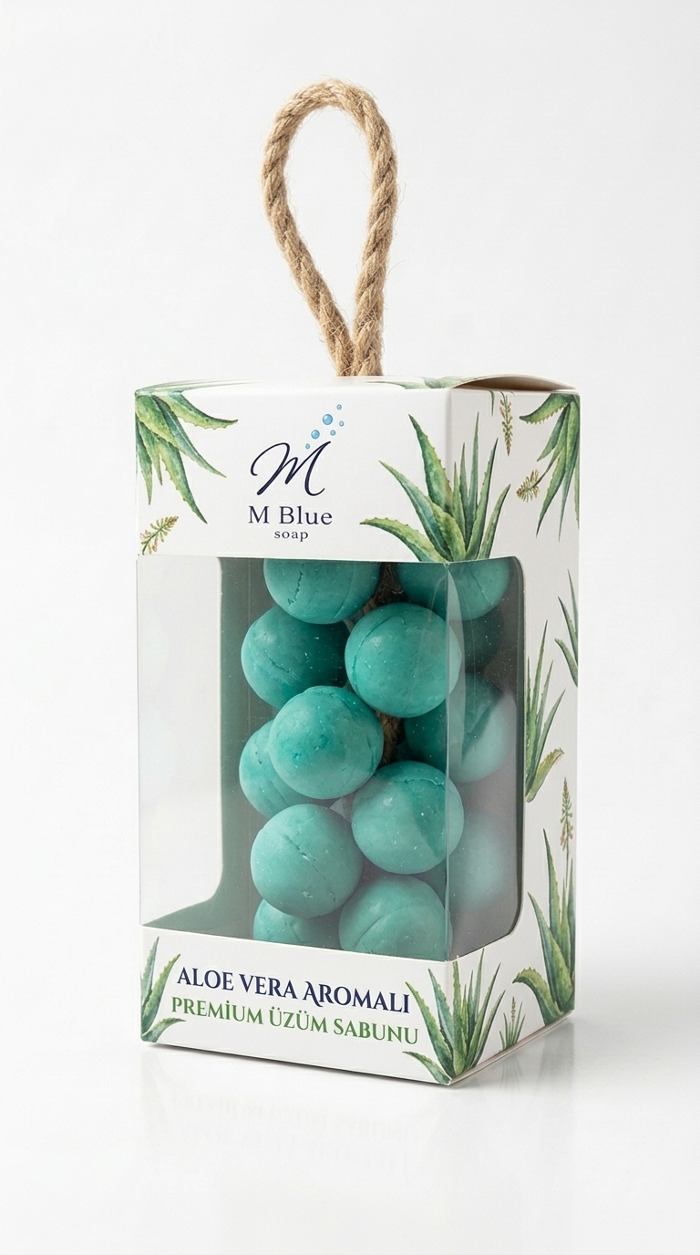 Premium Üzüm Salkımı Sabunu - Aloe Vera