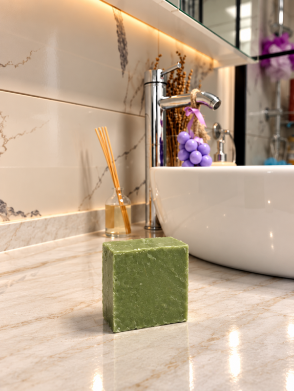 Zeytinyağlı El Yapımı Kalıp Sabun - Aloe Vera